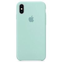Чехол накладка xCase для iPhone XS Max Silicone Case marine green
