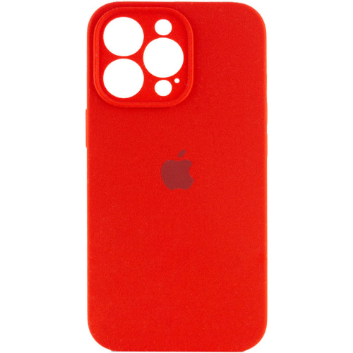Чохол iPhone 14 Pro Silicone Case Full Camera red  - UkrApple