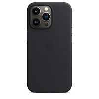 Чохол для iPhone 13 Pro Leather Case with MagSafe Midnight