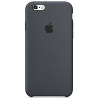 Чехол накладка xCase на iPhone 6/6s Silicone Case темно-серый