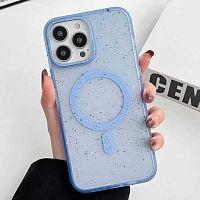 Чохол iPhone 15 Pro Max Splattered with MagSafe  sierra blue 