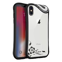 Чехол накладка xCase на iPhone 7/8/SE 2020 Glamour Black