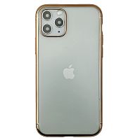 Чохол  накладка xCase для iPhone 11 Pro Soft Clear Matte case Gold