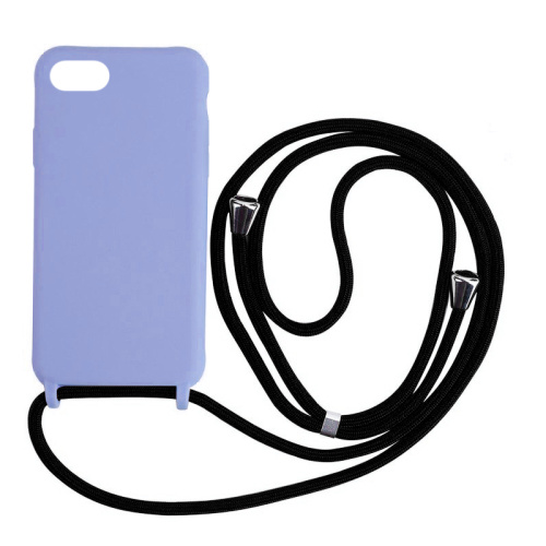 Чехол накладка xCase для iPhone 7/8/SE 2020 Silicone Case Crossbody Bag glycine - UkrApple