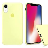 Чехол накладка xCase для iPhone XR Silicone Case Full mellow yellow