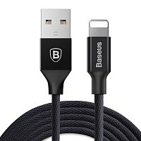 USB кабель Baseus Lightning Yiven 2A (1,2m) black