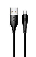 USB кабель Micro USB Usams U26 2A 1m black