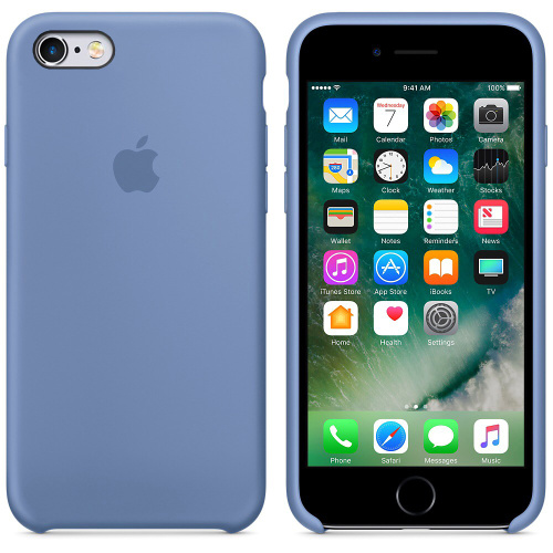Чехол накладка xCase на iPhone 6 Plus/6s Plus Silicone Case светло-синий: фото 2 - UkrApple