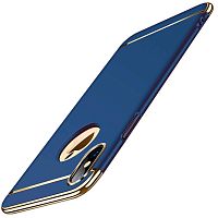 Чехол накладка xCase для iPhone XS Max Shiny Case blue