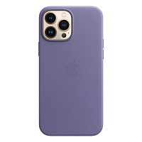 Чохол iPhone 13 Pro Leather Case with MagSafe A wisteria