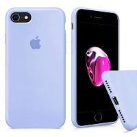 Чехол накладка xCase для iPhone 7/8/SE 2020 Silicone Case Full светло-голубой