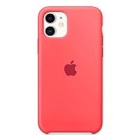 Чохол накладка xCase для iPhone 12 Pro Max Silicone Case ярко-рожевий