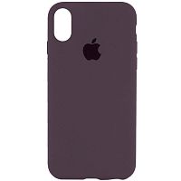 Чехол iPhone 7/8/SE 2020 Silicone Case Full elderberry