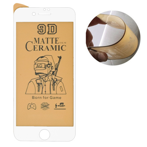 Захисне скло Matte CERAMIC для iPhone 7/8/SE 2020 біле - UkrApple