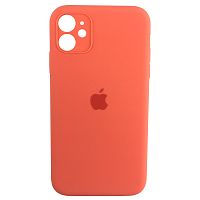 Чохол накладка xCase для iPhone 11 Silicone Case Full Camera Pink citrus