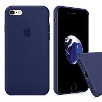 Чехол накладка xCase для iPhone 6 Plus/6s Plus Silicone Case Full темно-синий