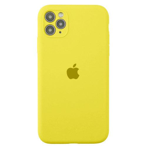 Чохол накладка xCase для iPhone 11 Pro Max Silicone Case Full Camera Canary Yellow - UkrApple