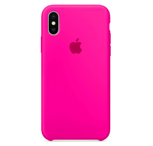 Чехол накладка xCase для iPhone XS Max Silicone Case Barbie pink  - UkrApple