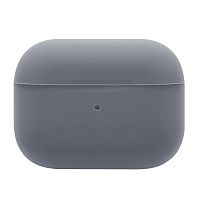 Чехол для AirPods PRO silicone case lavender grey с карабином
