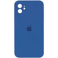 Чохол накладка iPhone 11 Silicone Case Full Camera Capri blue