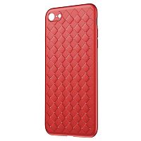 Чехол накладка xCase на iPhone 6/6s Weaving Case красный