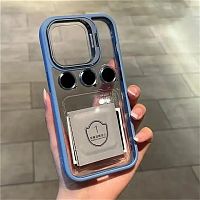 Чохол iPhone 15 Pro Crystal Stand Camera sierra blue 
