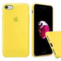 Чехол накладка xCase для iPhone 6/6s Silicone Case Full canary yellow