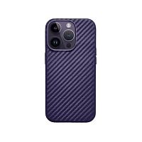 Чохол iPhone 15 Pro K-DOO Mag Noble collection carbon purple