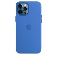 Чохол накладка xCase для iPhone 13 Pro Silicone Case Full capri blue