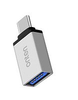 Перехідник Onten OTG type-C to USB 9130 gray