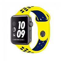 Ремінець xCase для Apple Watch 42/44/45/49 mm Sport Nike yellow blue