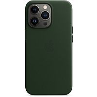 Чохол iPhone 13 Pro Max Leather Case with MagSafe A sequoia green
