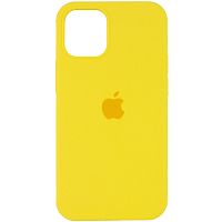 Чохол накладка xCase для iPhone 12 Mini Silicone Case Full canary yellow