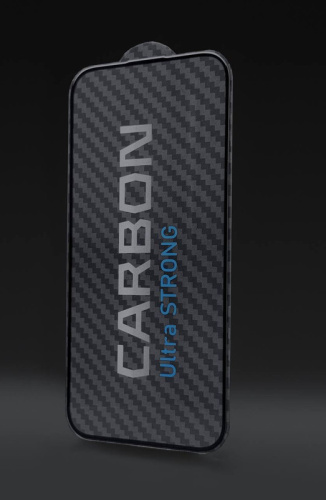 Скло захисне iPhone 15 Pro Carbon 3D black - UkrApple