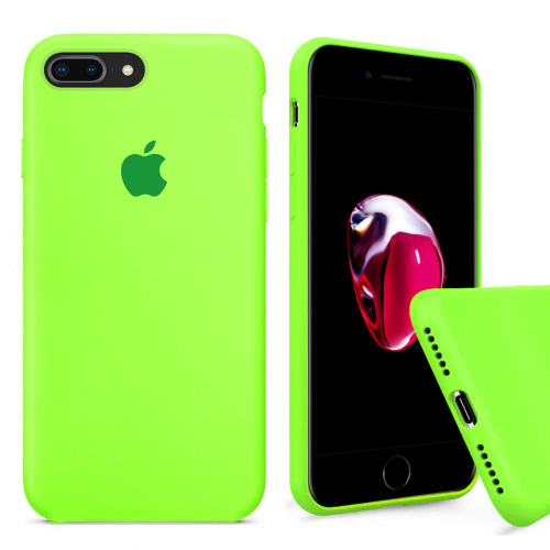 Чехол накладка xCase для iPhone 7 Plus/8 Plus Silicone Case Full party green - UkrApple