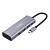 Перехідник Onten HUB type-C to USB*4 HDMI Type-C port 95123 black - UkrApple
