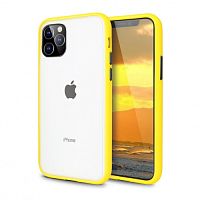 Чохол накладка xCase для iPhone 12/12 Pro Gingle series yellow black