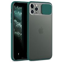 Чохол накладка xCase для iPhone 11 Pro Slide Hide Camera Green