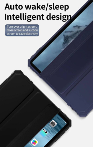 Чохол Wiwu Magnetic Folio 2 in 1 iPad Pro 9,7" (2016)/ 9,7" (2017/2018)/ Air/ Air2 blue : фото 4 - UkrApple