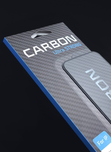 Скло захисне iPhone 14 Pro Carbon 3D black: фото 6 - UkrApple