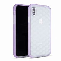 Чехол накладка xCase на iPhone X/XS Crystal Brick Purple