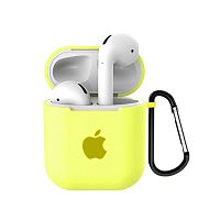 Чехол для AirPods/AirPods 2 silicone case with Apple Flash