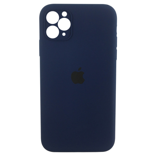 Чохол накладка xCase для iPhone 11 Pro Max Silicone Case Full Camera Deep navy - UkrApple