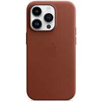 Чохол iPhone 14 Plus Leather Case with MagSafe umber
