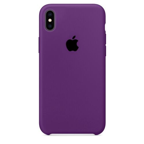 Чехол накладка xCase для iPhone XS Max Silicone Case Purple - UkrApple