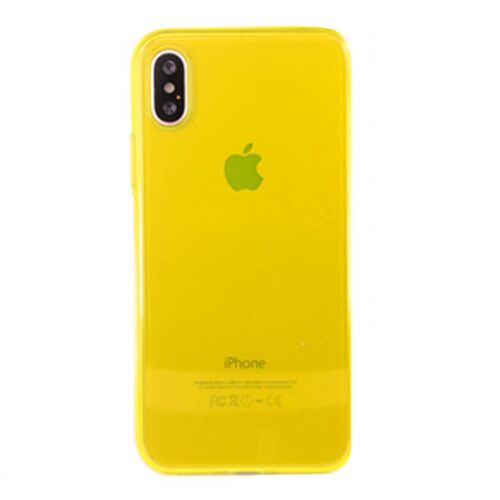 Чехол накладка xCase на iPhone XS Max Transparent Yellow - UkrApple