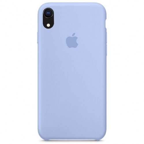 Чехол накладка xCase для iPhone XR Silicone Case lilac cream (св.голубой) - UkrApple