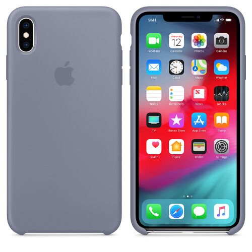 Чехол Silicone Case OEM for Apple iPhone XS Max Lavender Gray - UkrApple