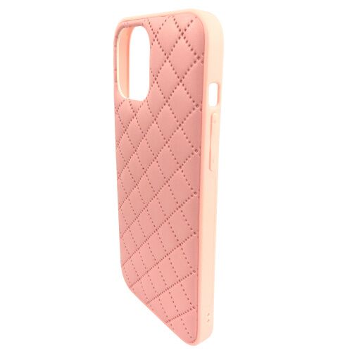 Чехол накладка xCase для iPhone XS Max Quilted Leather case Pink: фото 2 - UkrApple
