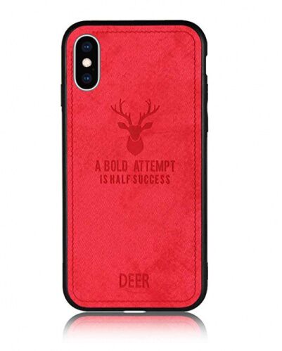 Чехол накладка xCase для iPhone XS Max Soft deer red - UkrApple